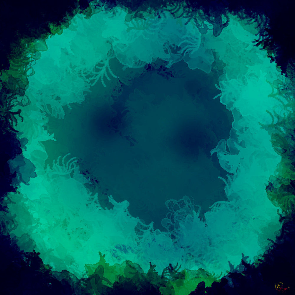 海の床っぽいイラスト