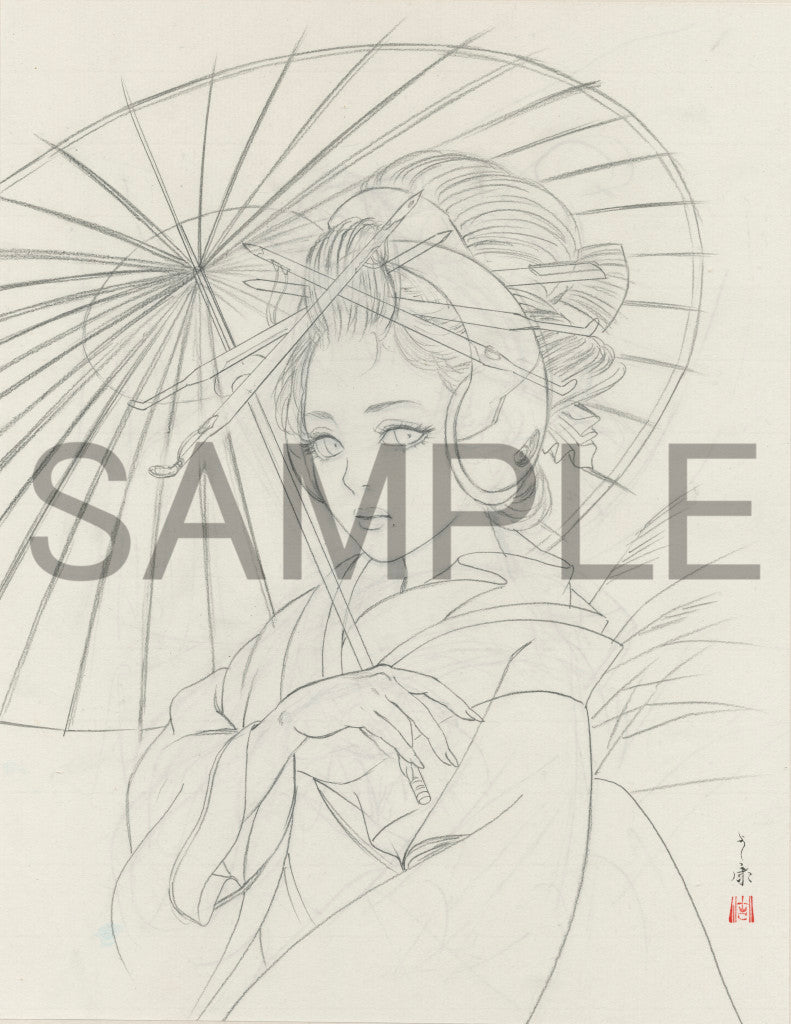 The 9 stages of a decaying corpse -1st stage- Pre-death Phase / 九相図 第一段 生前相（見立て小町）