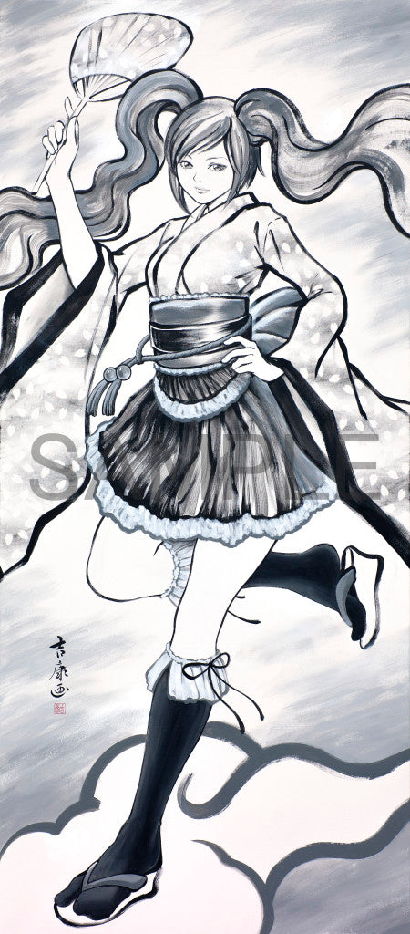 Wind God / 風神図